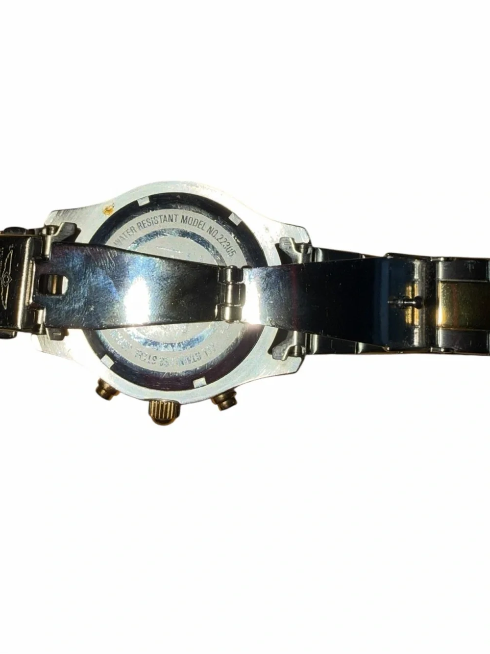 Invicta Two-Tone Gold and Silver Chronograph Watch
